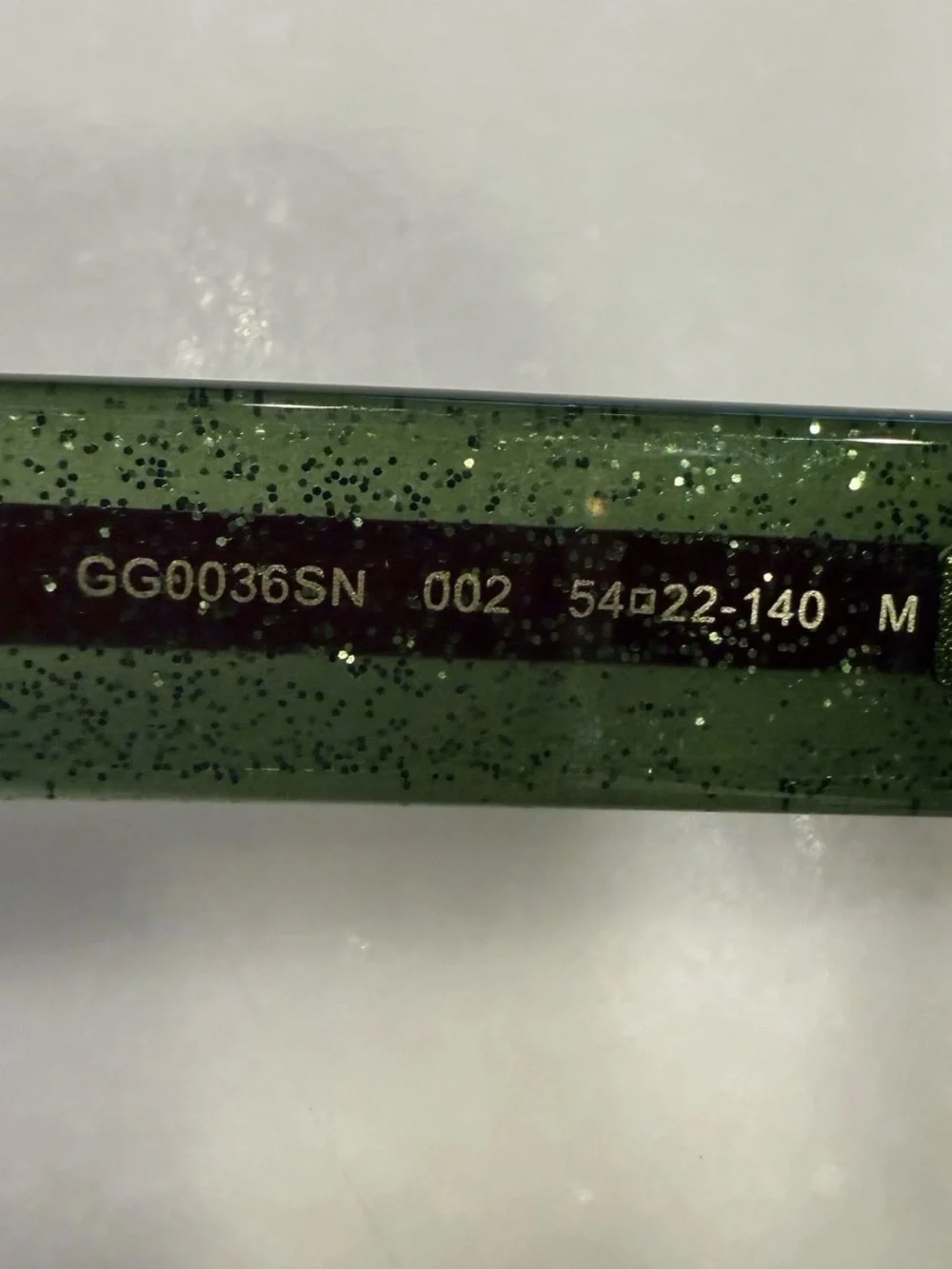 Gucci Sunglasses GG0036SN Brown Lenses Green Red Interlocking G’s Frames NWOT - Picture 10 of 10